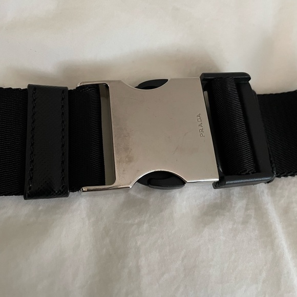 Prada Re-nylon Saffiano Leather Belt Bag - Picture 2 of 7